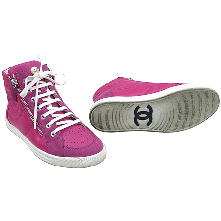 Chanel(����) ��ũ �����̵� ���� ȥ�� �ΰ� ��Ƽġ ���� ������ ����ž ����Ŀ�� [���빮��] �̹���2 - ���̺��� �߰���ǰ