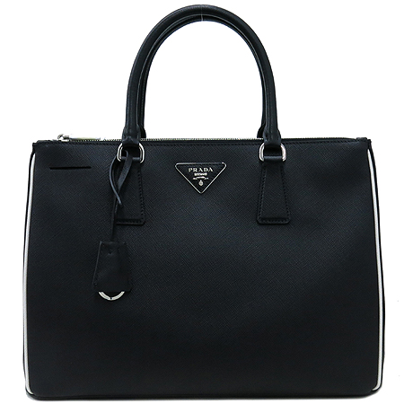 Prada(�����) 1BA274 SAFFIANO LUX NERO+TALCO ���ǾƳ� ���� ���� ȭ��Ʈ Ʈ���� ����ΰ� ��Ʈ�� + �����Ʈ�� 2WAY �̹���2 - ���̺��� �߰���ǰ