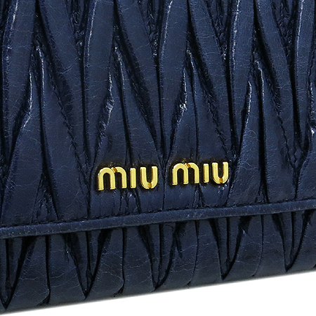 MiuMiu(�̿�̿�) 5MT290 MATEASSE LUX(��Ʈ��� ����) ���� ���� �������� ũ�ν� ��Ʈ�� �̹���4 - ���̺��� �߰���ǰ