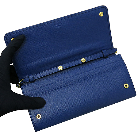 Prada(�����) 1M1290 SAFFIANO METAL BLUETTE ���ǾƳ� ���� ����ΰ� Ŭ��ġ ü�� ũ�ν��� �̹���4 - ���̺��� �߰���ǰ