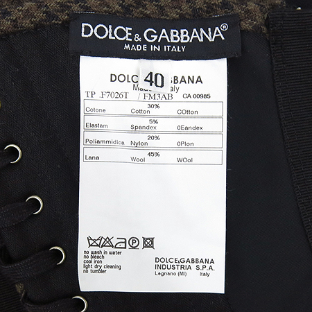 DOLCE & GABBANA(��ü&���ٳ�)  ���� ž ���� [���빮��] �̹���4 - ���̺��� �߰���ǰ