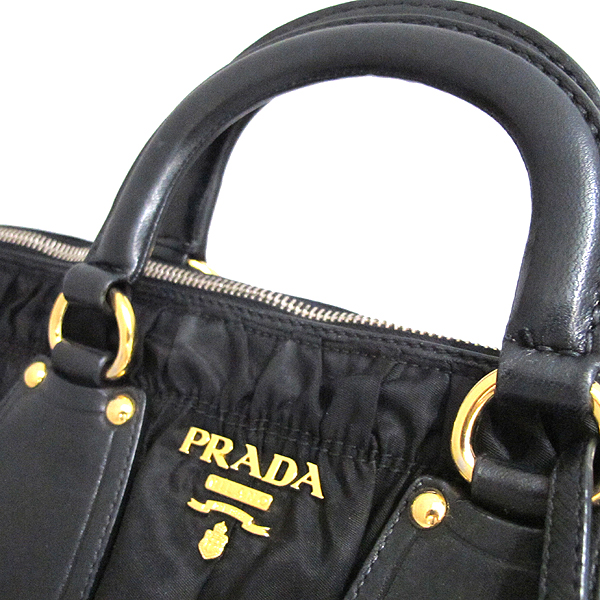 Prada(�����) BN1935 TESSUTO GAUFRE NERO ���� �к긯 ������ ��Ʈ�� + ��� ��Ʈ�� [��õ��] �̹���3 - ���̺��� �߰���ǰ