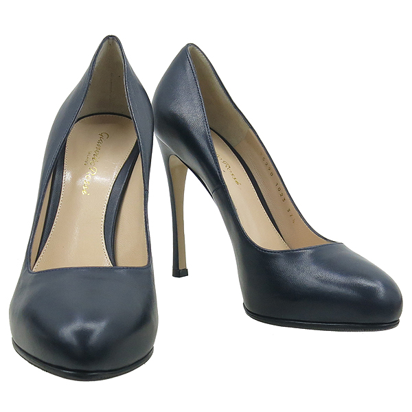 GIANVITO ROSSI(���Ⱥ���ν�) G25290 NAPPA DENIM ����Ų ���̺� ������ ������ �����뱸�� �̹���2 - ���̺��� �߰���ǰ