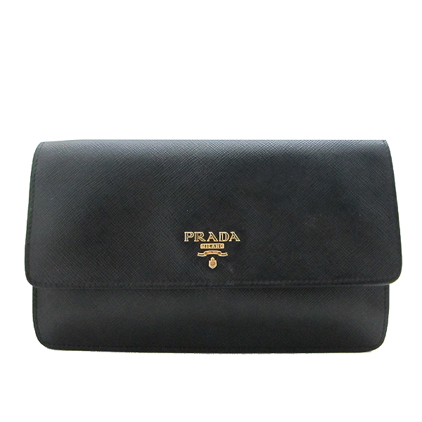 Prada(�����) BT1019 SAFFIAO LUX(���ǾƳ� ����) ���� ���� Ŭ��ġ�� ũ�ν��� [��õ��] �̹���4 - ���̺��� �߰���ǰ