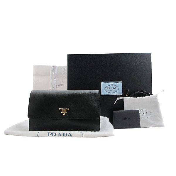 Prada(�����) BT1019 SAFFIAO LUX(���ǾƳ� ����) ���� ���� Ŭ��ġ�� ũ�ν��� [��õ��] �̹���5 - ���̺��� �߰���ǰ