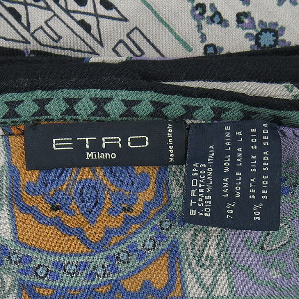 Etro(��Ʈ��) �� + ��ũ ȥ�� 140cm ��ī�� �� �� �̹���3 - ���̺��� �߰���ǰ
