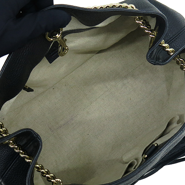 Gucci(����) 308982 ���� ���� SOHO ��ȣ �ΰ� ��Ƽġ ü�� ����� �̹���6 - ���̺��� �߰���ǰ