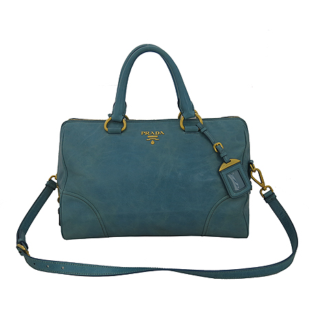 Prada(�����) BL0822 ��ī�� ���� VITELLO SHINE(���ڷ� ����) ���� �ΰ� 2WAY [���빮��] �̹���2 - ���̺��� �߰���ǰ