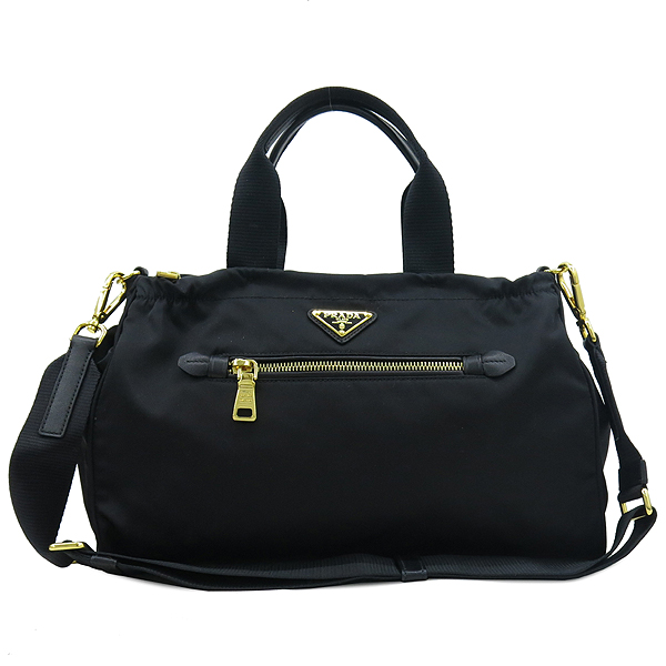 Prada(�����) BN1843 TESSUTO NERO ���� �к긯 ���� �ﰢ�ΰ� ��Ʈ�� + �����Ʈ�� 2WAY �̹���2 - ���̺��� �߰���ǰ