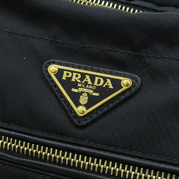 Prada(�����) BN1843 TESSUTO NERO ���� �к긯 ���� �ﰢ�ΰ� ��Ʈ�� + �����Ʈ�� 2WAY �̹���4 - ���̺��� �߰���ǰ