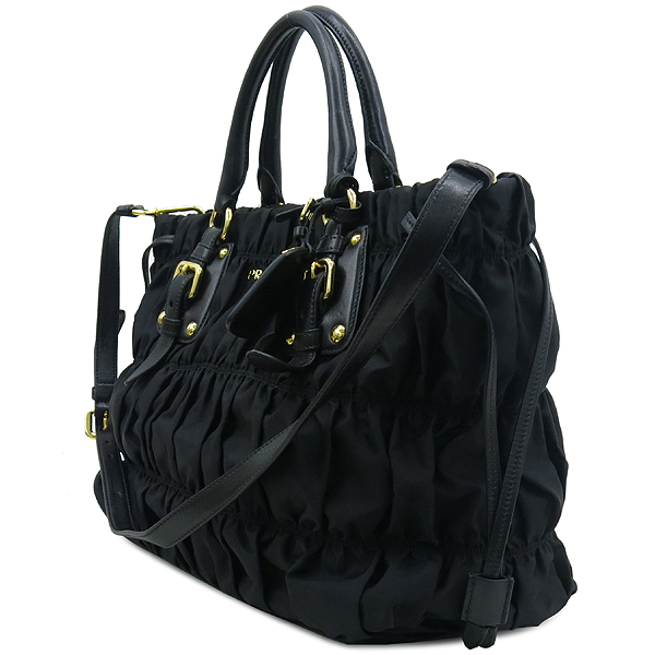 Prada(�����) Prada(�����) BN1935 TESSUTO GAUFRE NERO ���� �к긯 ������ ��Ʈ�� + ��� ��Ʈ�� �̹���2 - ���̺��� �߰���ǰ
