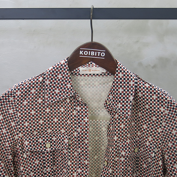 TORY BURCH(�丮��ġ) üũ ���� ������ �� ���콺 ���ǽ� [���빮��] �̹���2 - ���̺��� �߰���ǰ