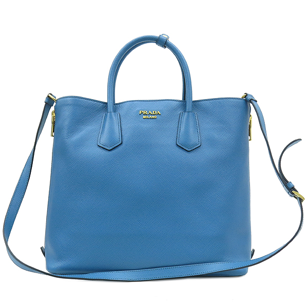 Prada(�����) BN2727 SAFFIANO CUIR ���ǾƳ� LAGUNA �÷� ����ΰ� ���̵����� ��Ʈ�� + �����Ʈ�� �̹���2 - ���̺��� �߰���ǰ