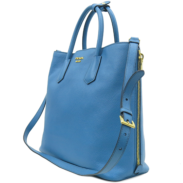 Prada(�����) BN2727 SAFFIANO CUIR ���ǾƳ� LAGUNA �÷� ����ΰ� ���̵����� ��Ʈ�� + �����Ʈ�� �̹���3 - ���̺��� �߰���ǰ
