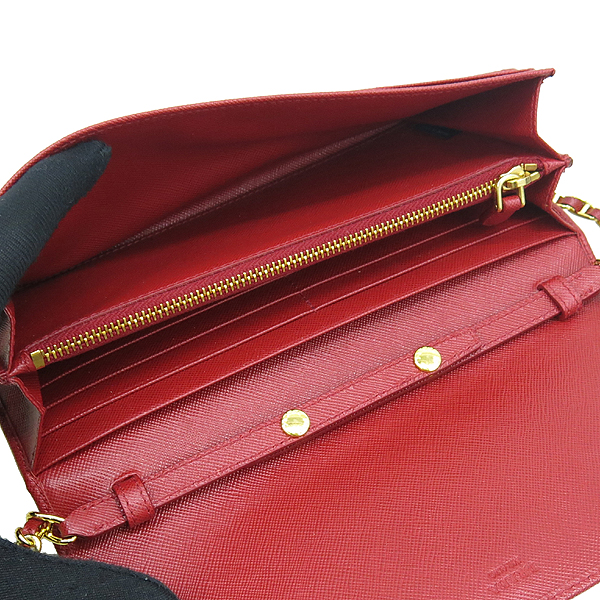 Prada(�����) 1M1290 ���� SAFFIANO(���ǾƳ�) ������ + ü�� ��Ʈ�� �̹���4 - ���̺��� �߰���ǰ