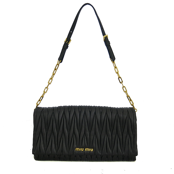 MiuMiu(�̿�̿�) 5BF345 ���� �ΰ� ���� ��Ʈ��� Ŭ��ġ �� ����� [���빮��] �̹���2 - ���̺��� �߰���ǰ