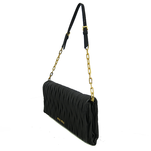 MiuMiu(�̿�̿�) 5BF345 ���� �ΰ� ���� ��Ʈ��� Ŭ��ġ �� ����� [���빮��] �̹���3 - ���̺��� �߰���ǰ