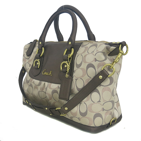 Coach(��ġ) F20267 �ñ״�ó �ΰ� �ڰ��� ���� Ʈ���� 2WAY [���빮��] �̹���2 - ���̺��� �߰���ǰ