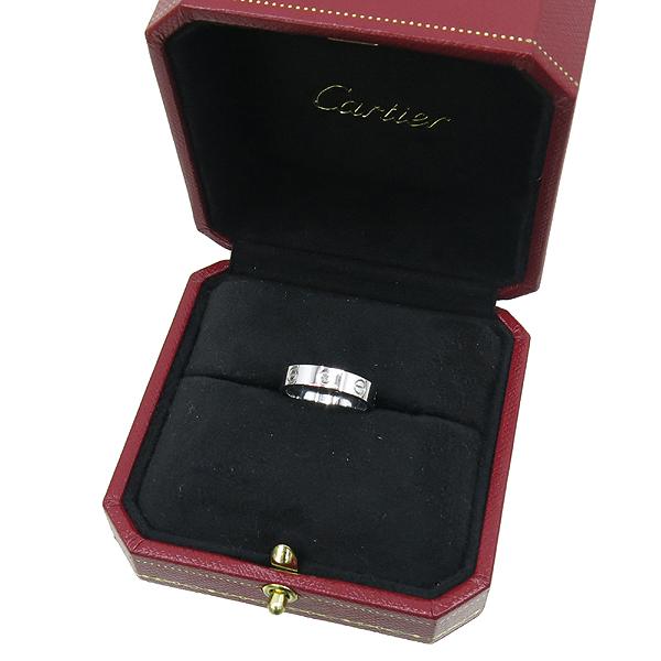 Cartier(��쿡) B4050547 18K ȭ��Ʈ ��� �̴� ���긵 1����Ʈ ���̾� ���� - 9ȣ �̹���2 - ���̺��� �߰���ǰ