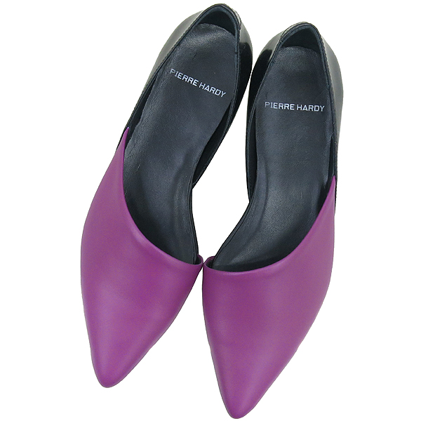 PIERRE HARDY(�ǿ��� �Ƹ���) CK21 SHINY CALF FUSHIA/BLACK �÷� �÷����� �̹���6 - ���̺��� �߰���ǰ