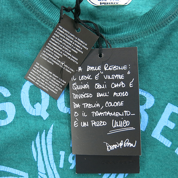 DSQUARED2(�������2) 12SS �� �ΰ� ����Ʈ ���� Ƽ���� [���빮��] �̹���4 - ���̺��� �߰���ǰ