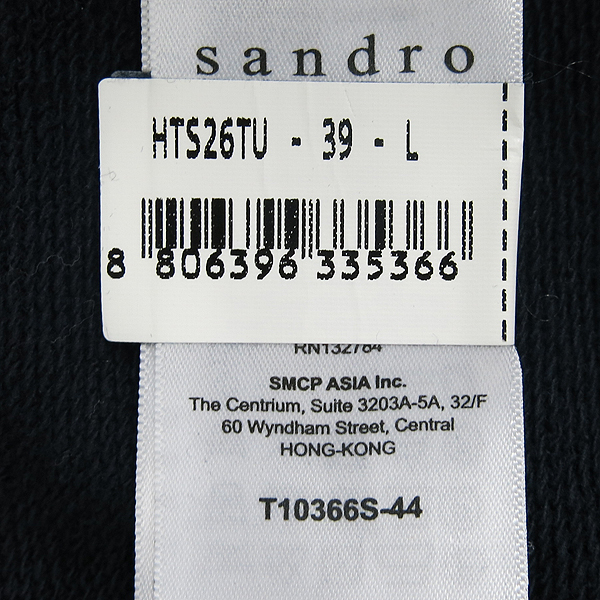 Sandro(����) T10366S-44 ���� ���� ��� ���̺� ������ ������ [���빮��] �̹���4 - ���̺��� �߰���ǰ
