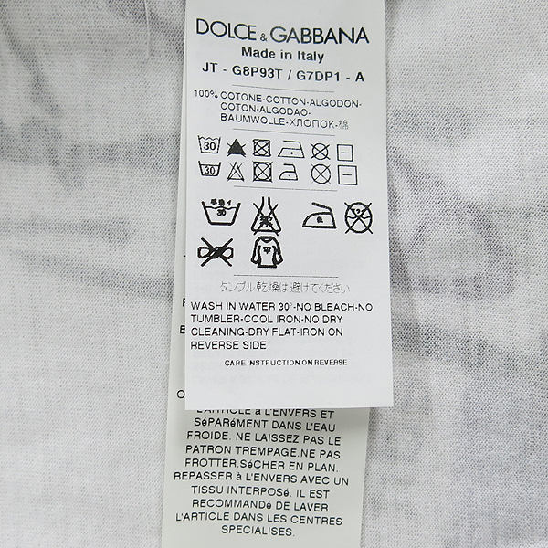 D&G(��ü&���ٳ�) 12SS ������ ������ ������ ���� Ƽ���� [���빮��] �̹���5 - ���̺��� �߰���ǰ