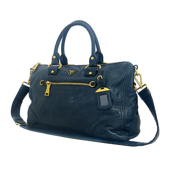 Prada(�����) BL0678 ��Ƽ�� ���� ���� �ﰢ �ΰ� 2WAY [���빮��] �̹���2 - ���̺��� �߰���ǰ