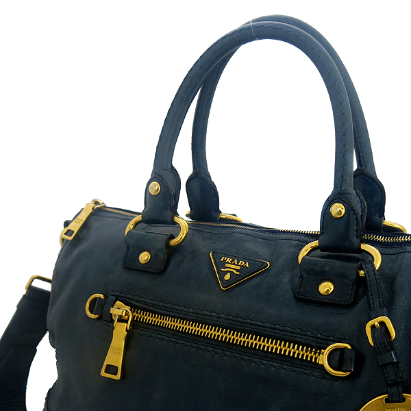 Prada(�����) BL0678 ��Ƽ�� ���� ���� �ﰢ �ΰ� 2WAY [���빮��] �̹���3 - ���̺��� �߰���ǰ