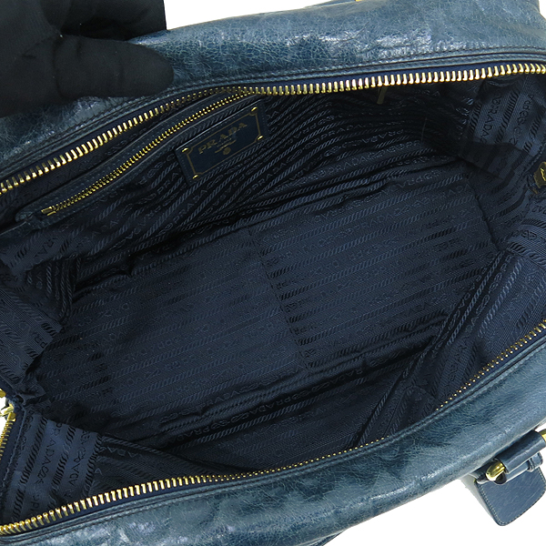 Prada(�����) BL0821 ���� VITELLO SHINE(���ڷ� ����) ��Ʈ�� + �����Ʈ�� �̹���6 - ���̺��� �߰���ǰ