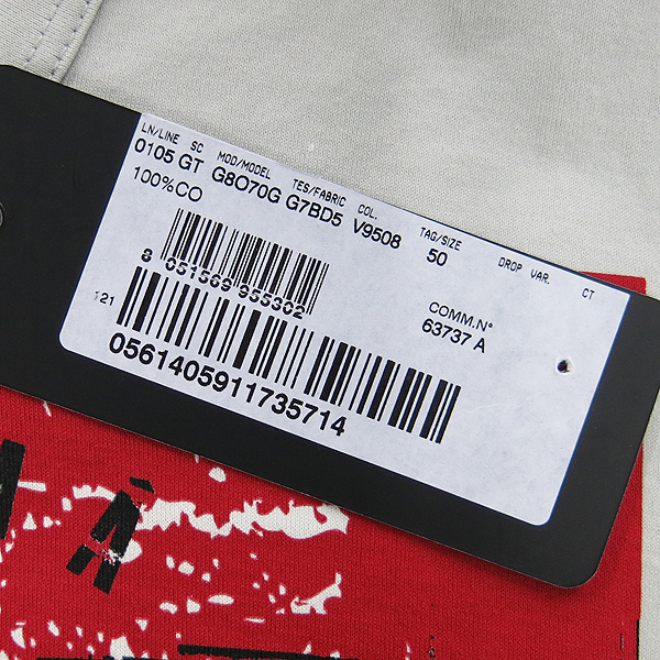 D&G(��ü&���ٳ�) 12SS �ĳ��� ������ ���̳� ���� Ƽ���� [���빮��] �̹���4 - ���̺��� �߰���ǰ