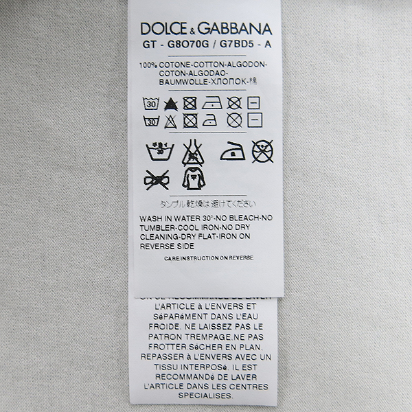 D&G(��ü&���ٳ�) 12SS �ĳ��� ������ ���̳� ���� Ƽ���� [���빮��] �̹���5 - ���̺��� �߰���ǰ