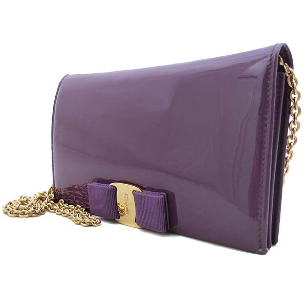 Ferragamo(��󰡸�) 22 B850 ���� �ٶ���� ���� ���̴�Ʈ Ŭ��ġ�� ũ�ν��� [��õ��] �̹���2 - ���̺��� �߰���ǰ