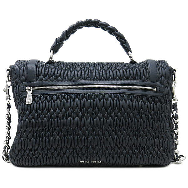 MiuMiu(�̿�̿�) RN0645 NAPPA CLOQUET ���� ���� PATITINA ��Ƽ�� ����ΰ� �� ��� ��Ʈ�� + ü�� �����Ʈ�� 2WAY �̹���4 - ���̺��� �߰���ǰ