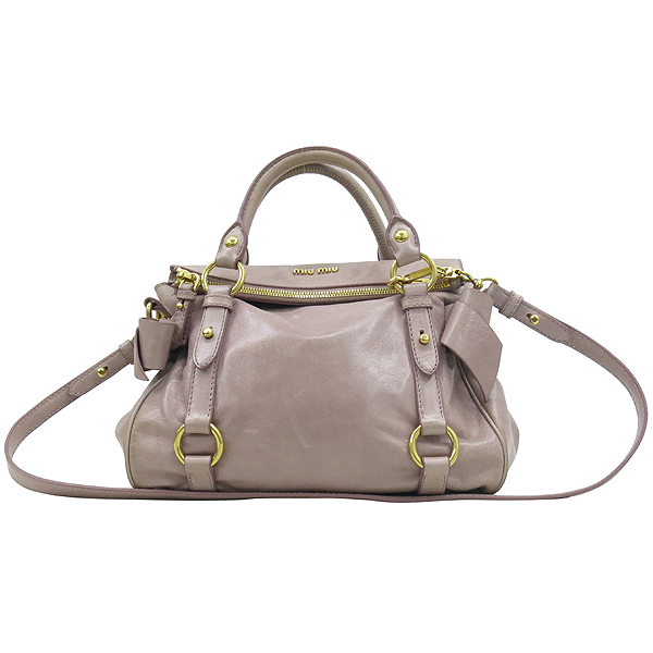 MiuMiu(�̿�̿�) RT0438 VITELLO LUX ���� ��� ���� �ΰ� ��ÿ 2WAY �̹���2 - ���̺��� �߰���ǰ