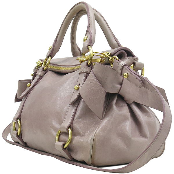 MiuMiu(�̿�̿�) RT0438 VITELLO LUX ���� ��� ���� �ΰ� ��ÿ 2WAY �̹���3 - ���̺��� �߰���ǰ