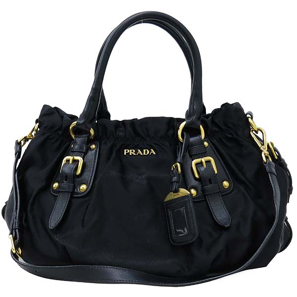 Prada(�����) BR4259 NYLON JACQUARD NERO �ж�� �� �ΰ� �к긯 �������� ȥ�� ����ΰ� 2WAY �̹���2 - ���̺��� �߰���ǰ