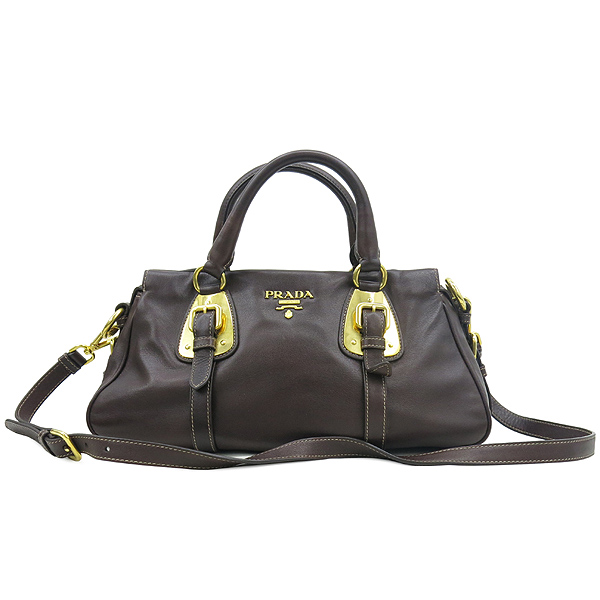 Prada(�����) BN1904 SOFT CALF ����Ʈ ī�� ���ں��� ���� ����ΰ� ��Ʈ�� + �����Ʈ�� 2WAY �̹���2 - ���̺��� �߰���ǰ