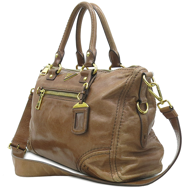 Prada(�����) BL0678 ���ڷ� ���� ��Ƽ�� ���� ���� ������� 2WAY �̹���3 - ���̺��� �߰���ǰ