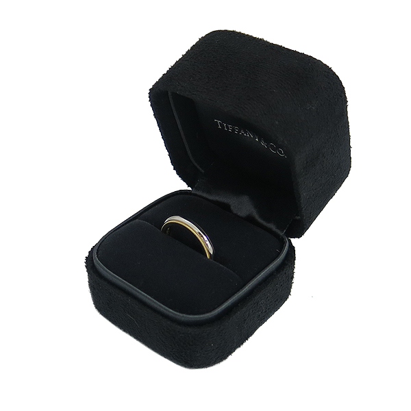 Tiffany(Ƽ�Ĵ�) PT950(�÷�Ƽ��)+18K ��� �޺� �б׷��� 3MM ����-11ȣ [���빮��] �̹���2 - ���̺��� �߰���ǰ