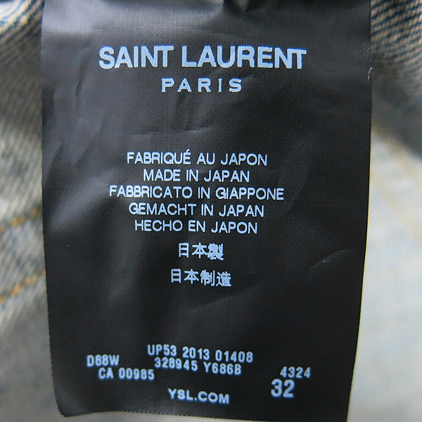 SAINTLAURENT PARIS(���ζ��ĸ�) 13FW 328945 ����Ʈ ���� ��Ʈ���̵� ���� ���� [���빮��] �̹���4 - ���̺��� �߰���ǰ