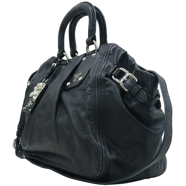 Prada(�����) BN1954 SOFTCALF NERO �������� ����ΰ� ���� ��Ʈ�� + �����Ʈ�� �̹���3 - ���̺��� �߰���ǰ