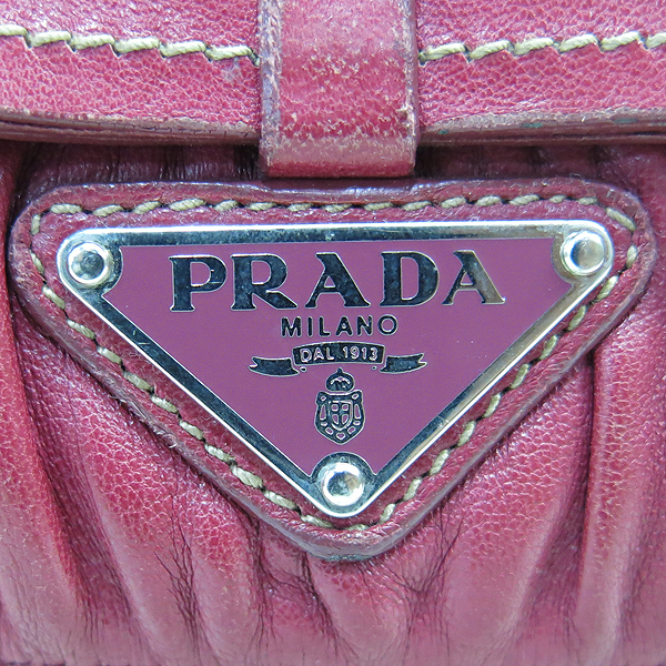 Prada(�����) BN1676 NAPPA(�簡��) GAUFRE(������) IBISCO�÷� �̴� �Ŀ�ġ�� ����� [�λ꼾�Һ���] �̹���5 - ���̺��� �߰���ǰ