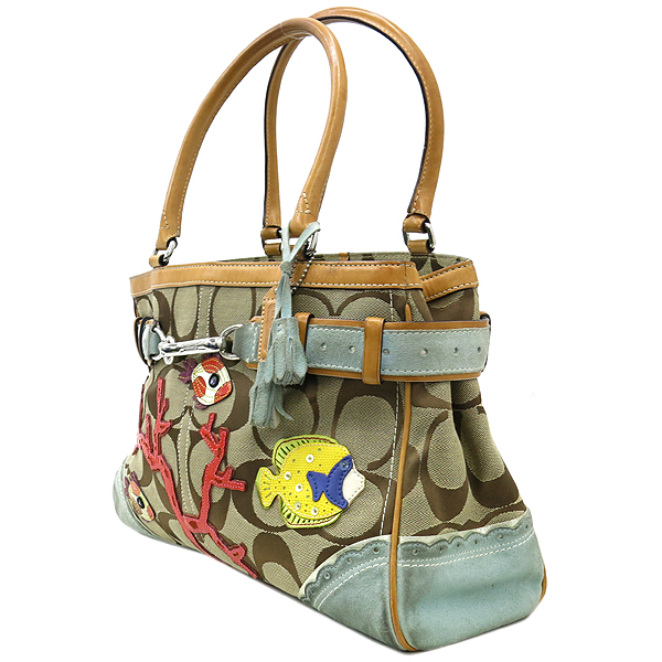 Coach(��ġ) 1490 �ñ״�ó �ڰ��� �����̵� ȥ�� ����� [��������] �̹���2 - ���̺��� �߰���ǰ