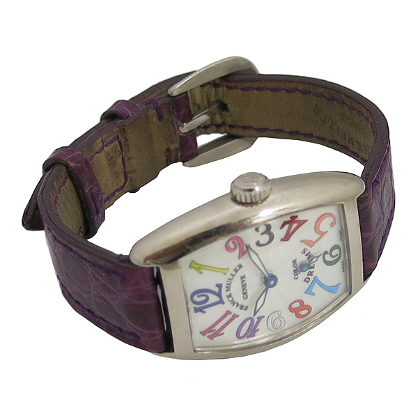 FRANCK MULLER(����ũ �ķ�) 1750S6 CURVEX(Ŀ����) COLOR DREAMS 18K ȭ��Ʈ��� ���� ������ �ð� [���빮��] �̹���3 - ���̺��� �߰���ǰ