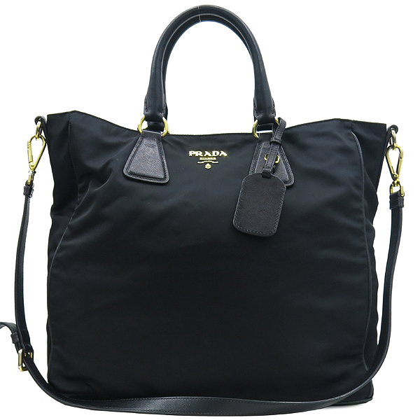 Prada(�����) BN2326 TESSUTO SAFFIAN NERO ���� �к긯 ���ǾƳ� ȥ�� ����ΰ� ��Ʈ�� + �����Ʈ�� 2WAY �̹���2 - ���̺��� �߰���ǰ