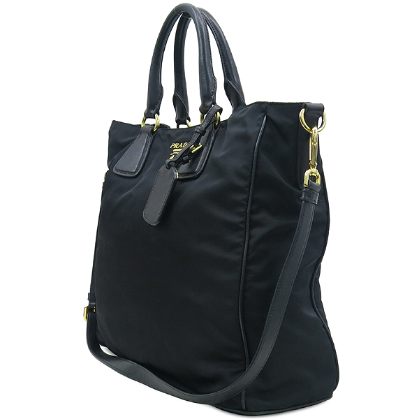 Prada(�����) BN2326 TESSUTO SAFFIAN NERO ���� �к긯 ���ǾƳ� ȥ�� ����ΰ� ��Ʈ�� + �����Ʈ�� 2WAY �̹���3 - ���̺��� �߰���ǰ