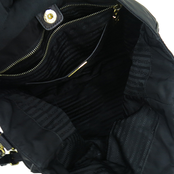 Prada(�����) BN2326 TESSUTO SAFFIAN NERO ���� �к긯 ���ǾƳ� ȥ�� ����ΰ� ��Ʈ�� + �����Ʈ�� 2WAY �̹���5 - ���̺��� �߰���ǰ