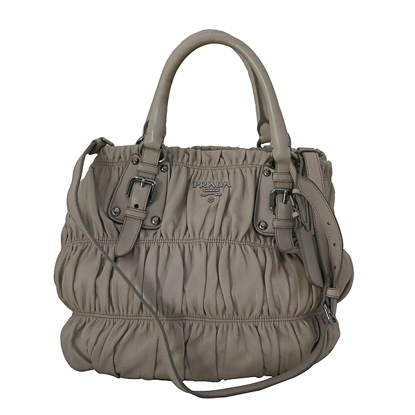 Prada(�����) BN1789 NAPPA GAUFRE POMICE ����Ų ����Ʈ������ ������ ����ΰ� ��Ʈ�� + �����Ʈ�� 2WAY [�λ꼾�Һ���] �̹���2 - ���̺��� �߰���ǰ