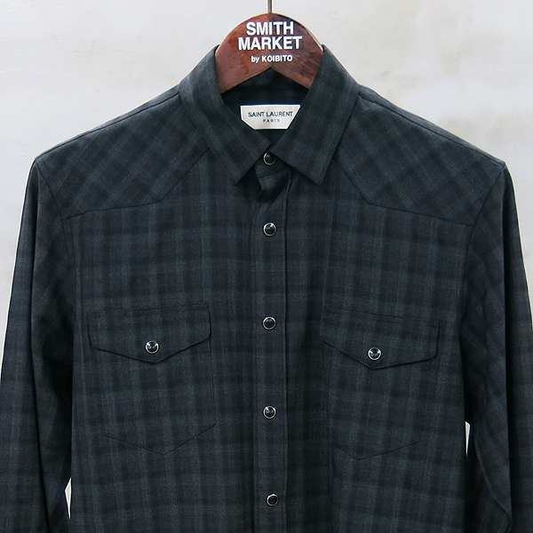 SAINTLAURENT PARIS(���ζ��ĸ�) 323926 Y685F �� 100% ��ũ�׷��� Ÿź üũ ������ ���� [���빮��] �̹���2 - ���̺��� �߰���ǰ